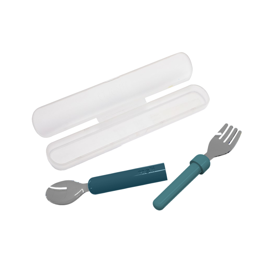 Melii Luxe Spork On the Go - Blue