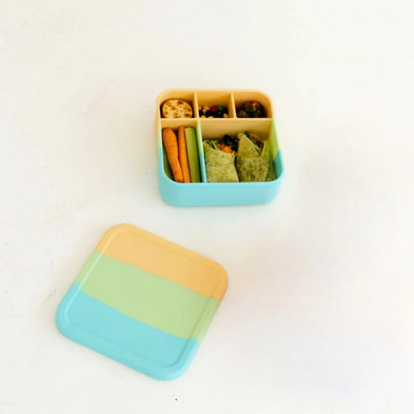 The Zero Waste People Silicone BIG Bento Lunchbox - Assorted Colours