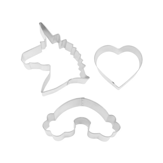 R&M Stainless Steel Cookie Cutter Set - Unicorn