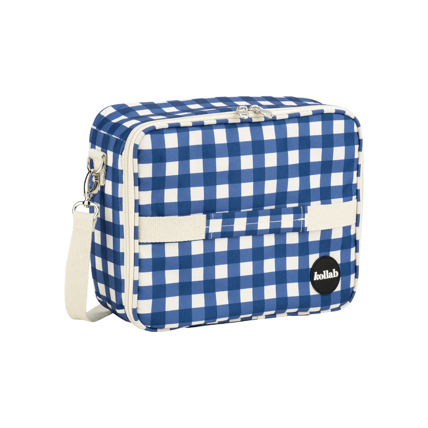 Kollab Insulated Bento Bag - Blue Check *PREORDER*