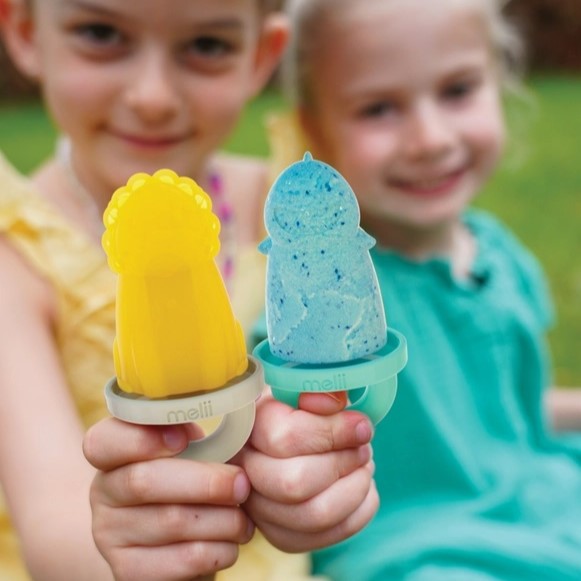 Melii 6 Piece Animal Ice Pops w/ Tray