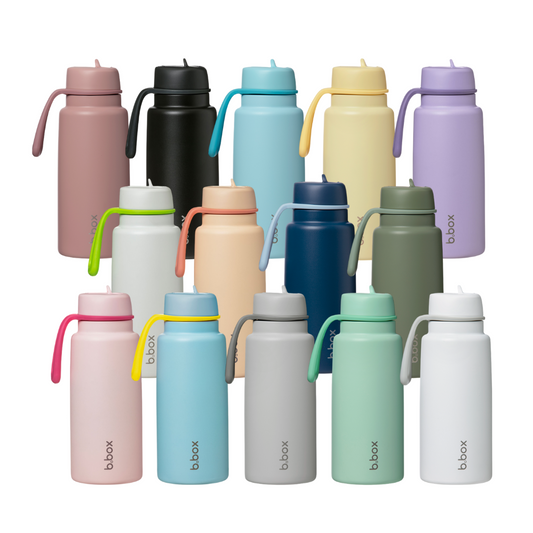 b.box Insulated Flip Top 1L Bottle - Assorted Colours