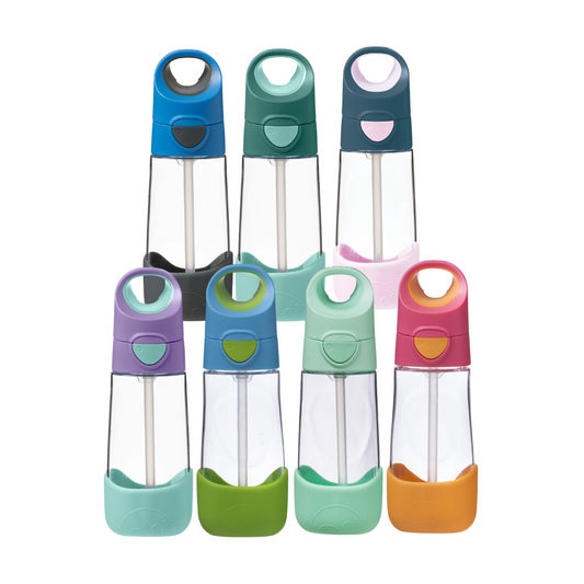 b.box 450ml Straw Drink Bottle - Assorted Colours