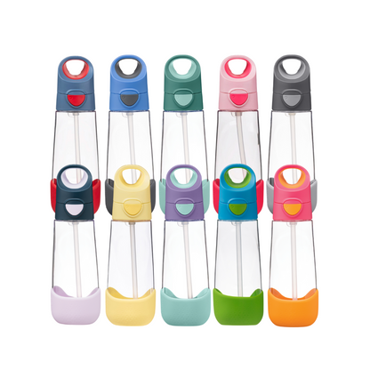 b.box 600ml Straw Drink Bottle - Assorted Colours