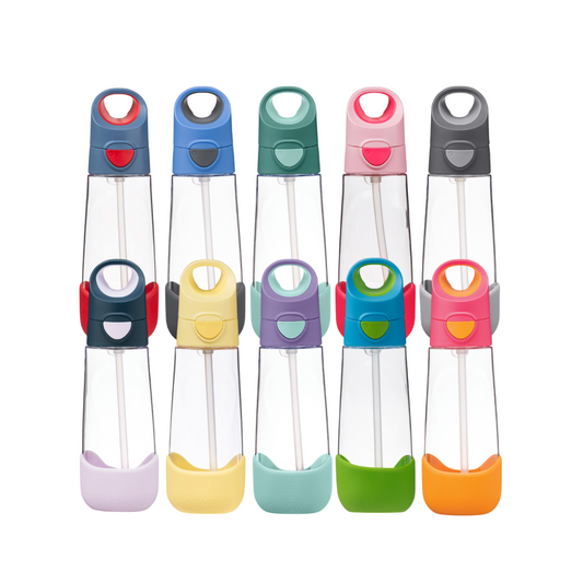 b.box 600ml Straw Drink Bottle - Assorted Colours