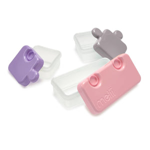 Melii Puzzle Bento Box Containers - Assorted Colours