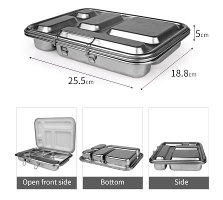 Ecococoon Stainless Steel Bento 5 - Assorted Colours