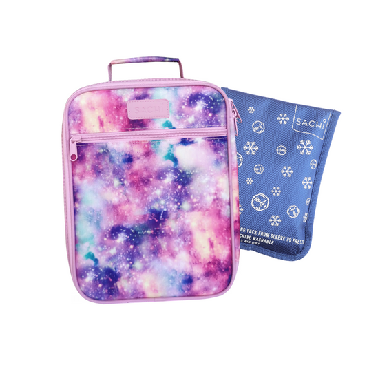 Sachi Insulated Lunch Tote & Ice Pack Bundle - Galaxy