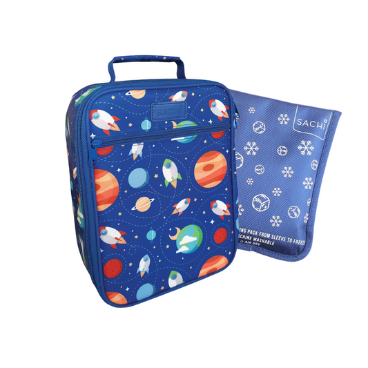 Sachi Insulated Lunch Tote & Ice Pack Bundle - Outer Space