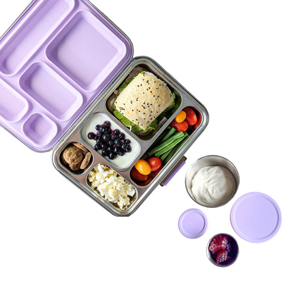 Ecococoon Bento 5 & Snack Pots - Grape