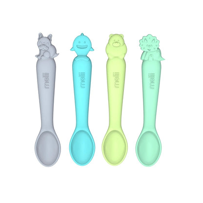 Melii Silicone Mealtime Bundle - Dinosaur