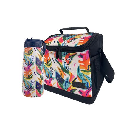 Oasis & Sachi Insulated Cooler Bag & Drink Bottle Bundle - Calypso Dreams