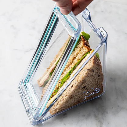 Joie Clear Lunch Triangle Sandwich Container - Assorted Colours