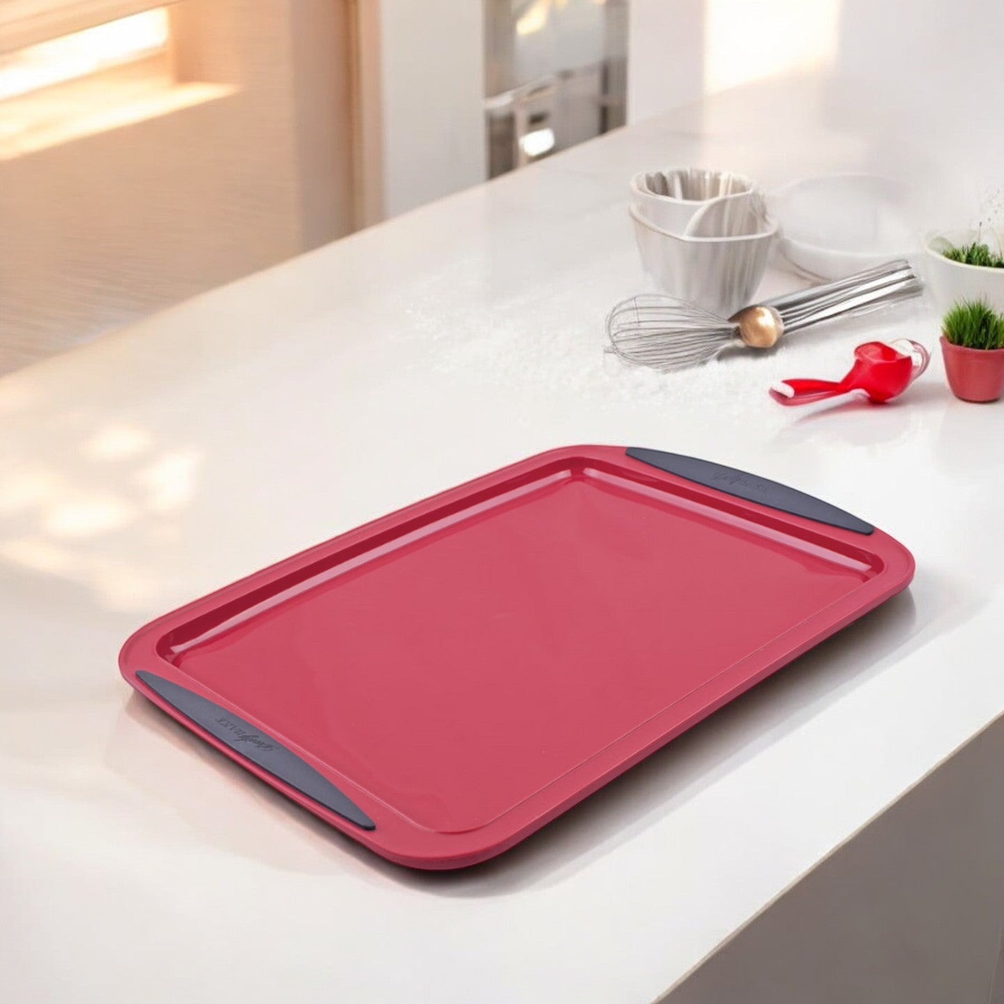 Daily Bake Silicone Baking Tray - Red