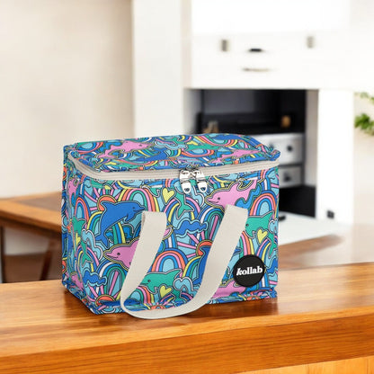 Kollab Insulated Lunch Box Bag - Dolphin Dreams *PREORDER*