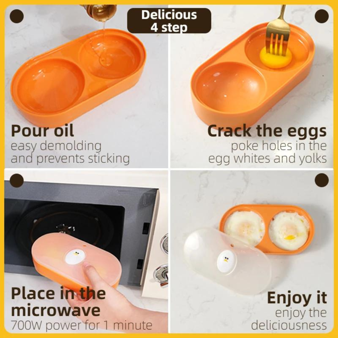 Joie Eggy Double Microwave Egg Poacher