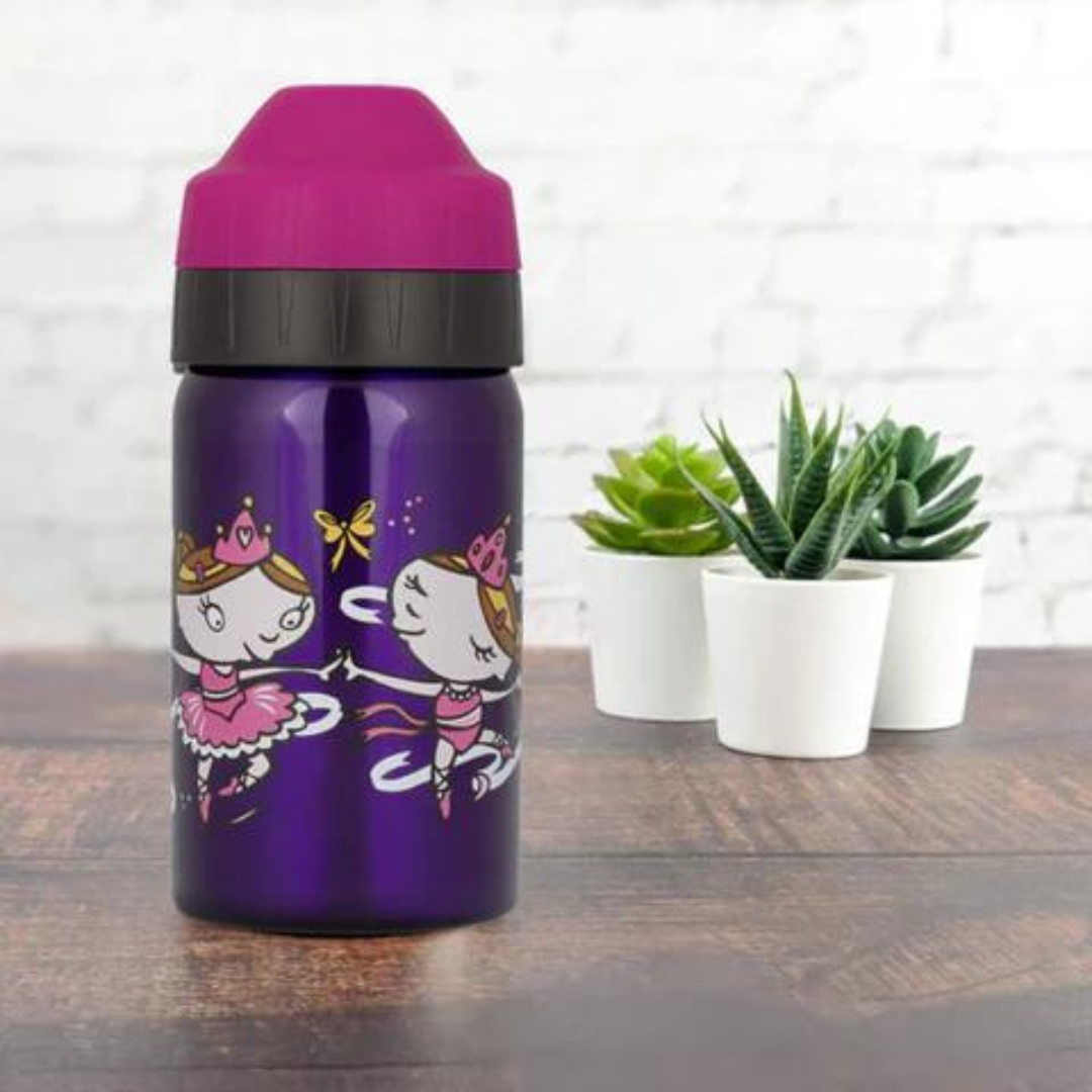 Ecococoon 350ml Stainless Steel Drink Bottle - Ballerinas