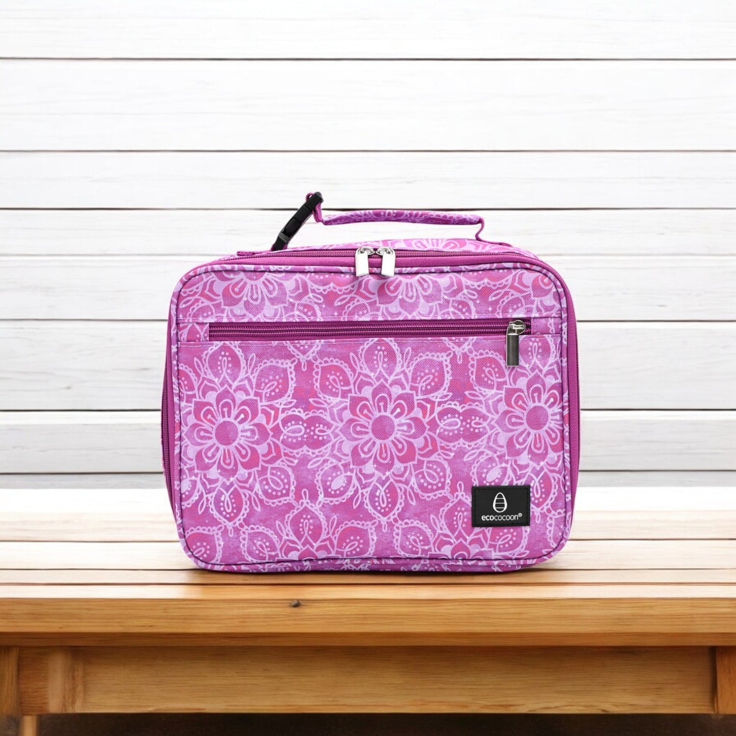 Ecococoon Insulated Lunch Bag - Pink Mandala