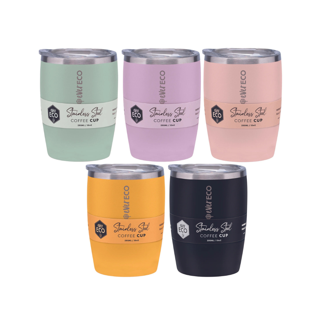 Ever Eco 295ml Insulated Tumbler with Lid - Assorted Colours