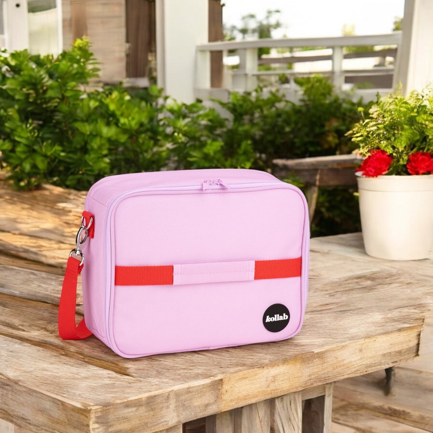 Kollab Insulated Bento Bag - Flamingo Pink *PREORDER*