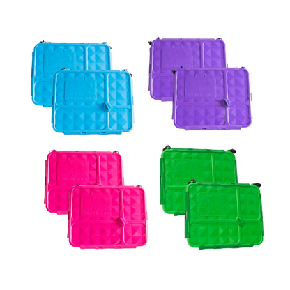 Go Green Medium Lunch Box Bundle - Assorted Colours