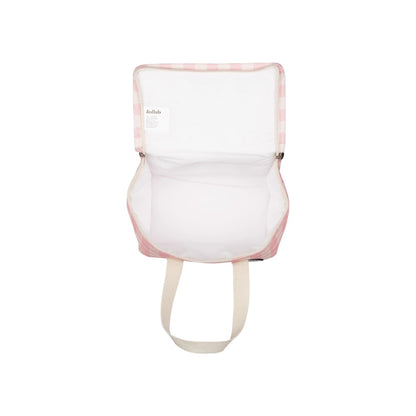 Kollab Insulated Lunch Box Bag - Candy Pink Check *PREORDER*