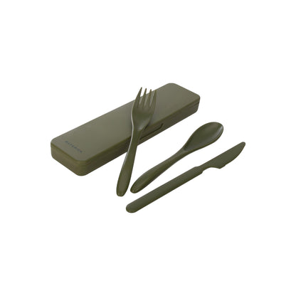 Maverick Wheat Straw Cutlery Set - Assorted Colours