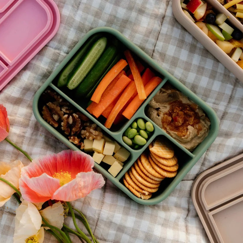 The Zero Waste People Silicone Bento Lunchbox - Assorted Colours