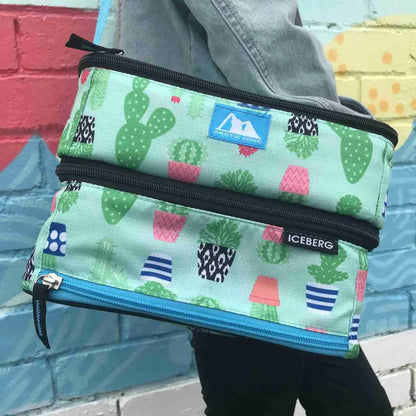 Arctic Zone Dual Compartment Lunch Bag - Cactus