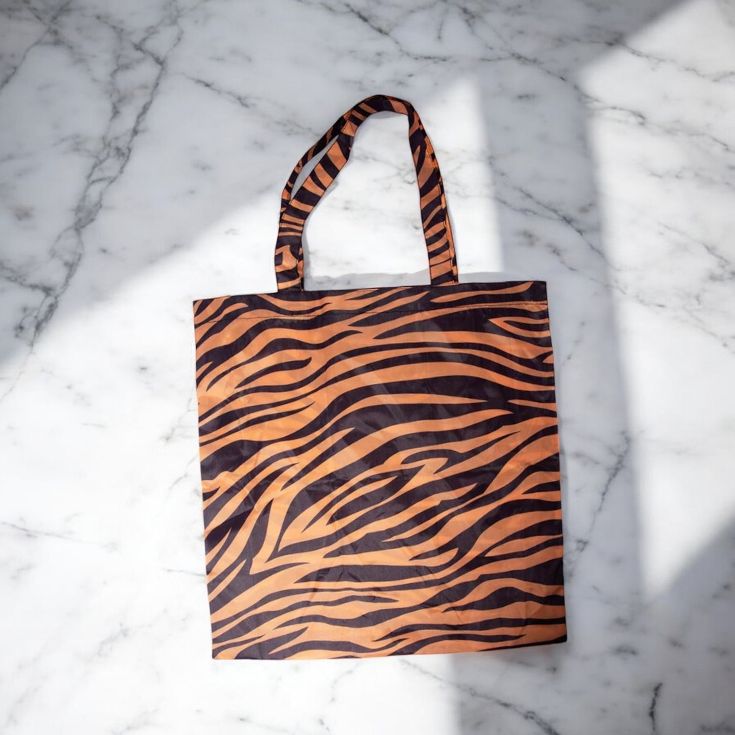 is GIFT Reusable Foldable Shopper Bag - Tiger Print