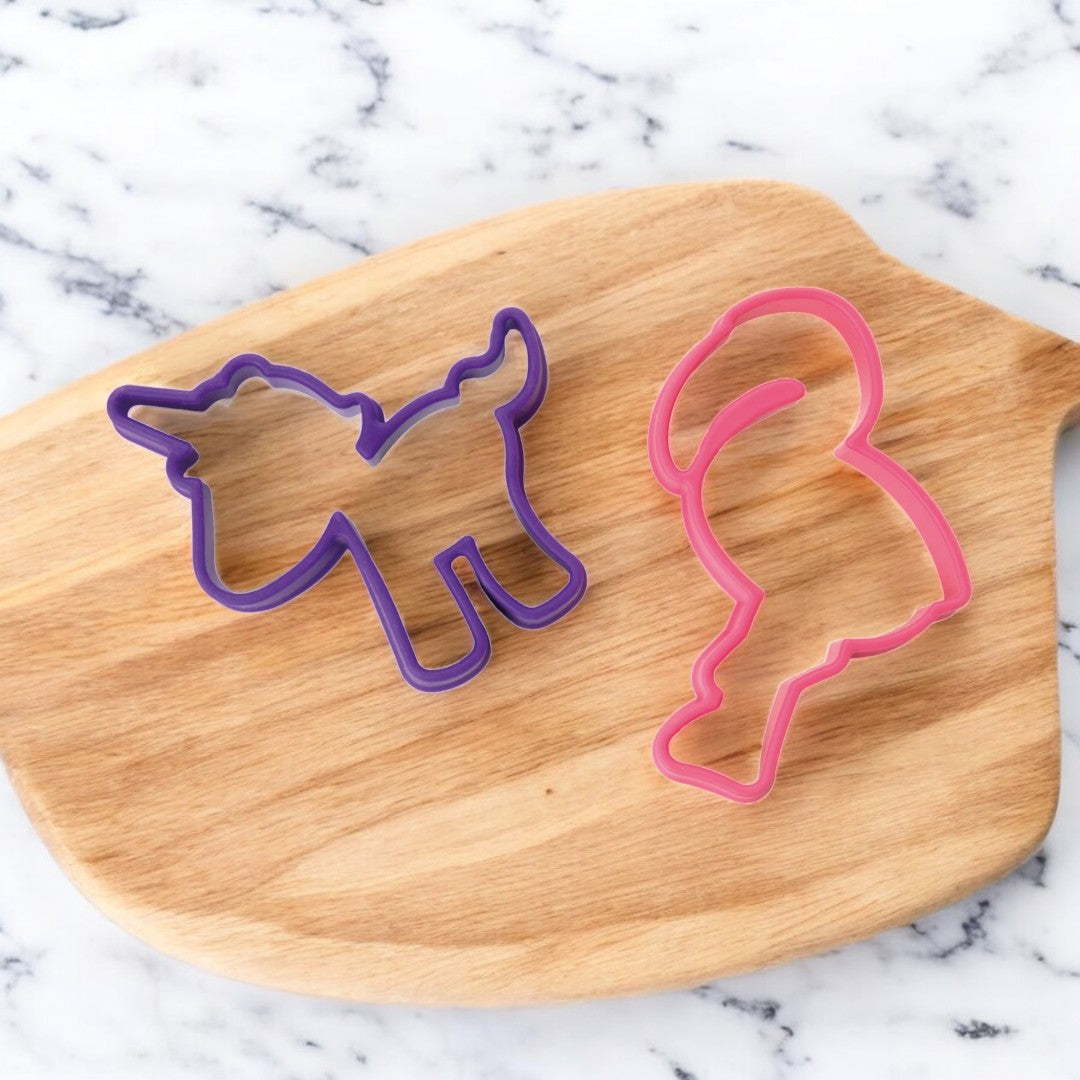 Joie Pancake Moulds - Flamingo & Unicorn