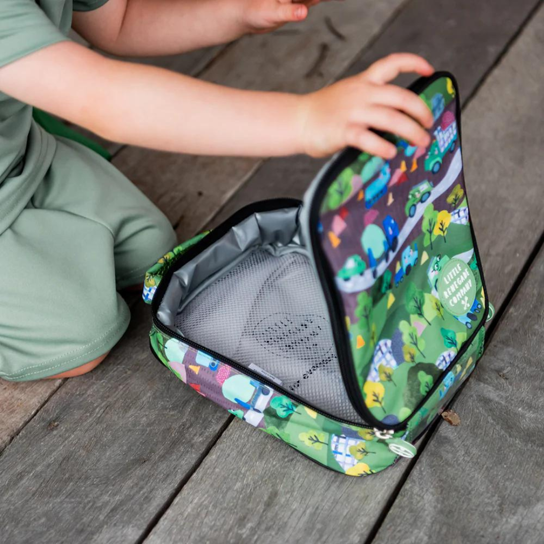 Little Renegade Company Mini Insulated Lunch Bag - Wheels N Roads