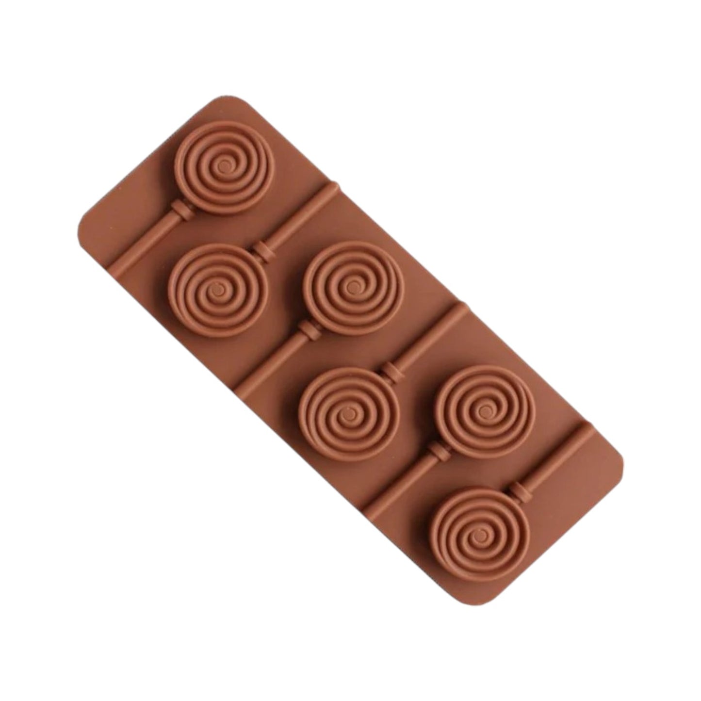 Lollipop Silicone Mould Tray - Swirl