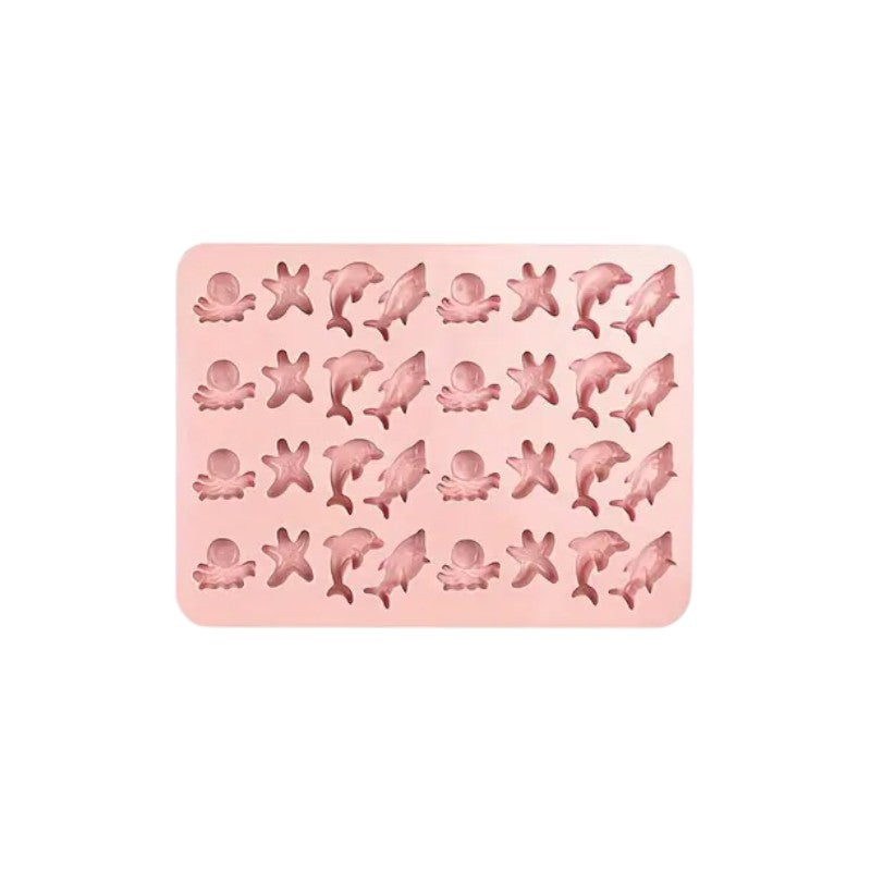 Mini Silicone Mould Tray - Marine Animals