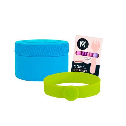 MontiiCo 200ml Insulated Mini Food Jar & Accessories Bundle