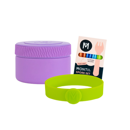 MontiiCo 200ml Insulated Mini Food Jar & Accessories Bundle