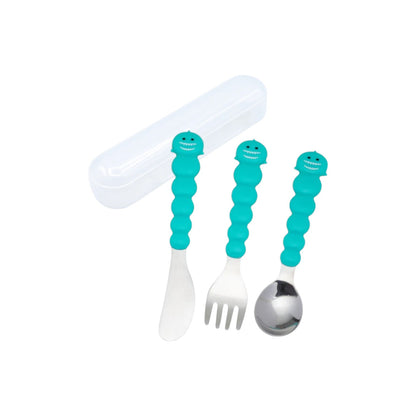 Melii Animal Utensils Set & Travel Cases - Shark