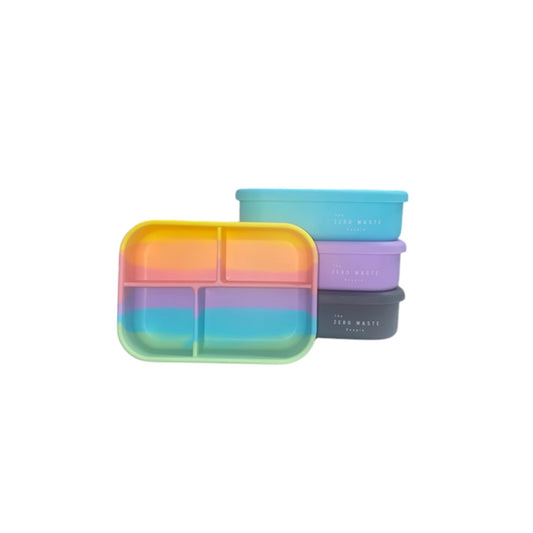 The Zero Waste People Silicone Bento Midi Box - Assorted Colours