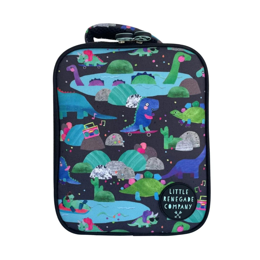 Little Renegade Company Mini Insulated Lunch Bag - Dino Party