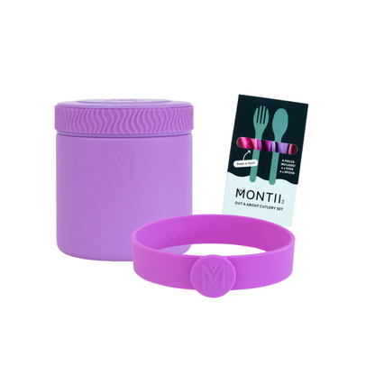 MontiiCo 400ml Insulated Food Jar & Accessories Bundle