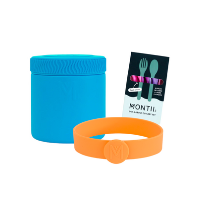 MontiiCo 400ml Insulated Food Jar & Accessories Bundle