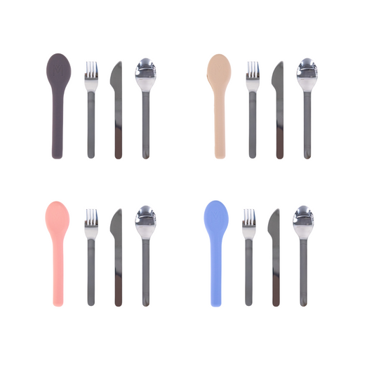 MontiiCo Stainless Cutlery Set - Assorted Colours