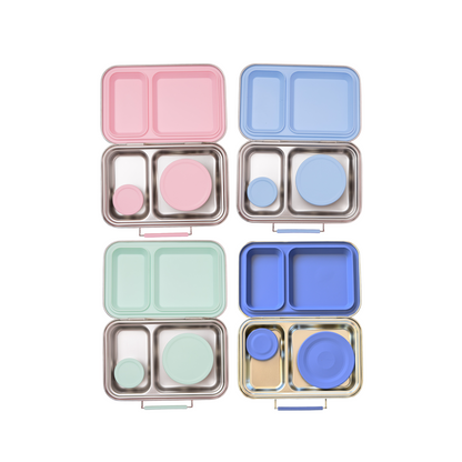 Nudie Rudie Stainless Steel Bento 2 Lunchbox - Assorted Colours