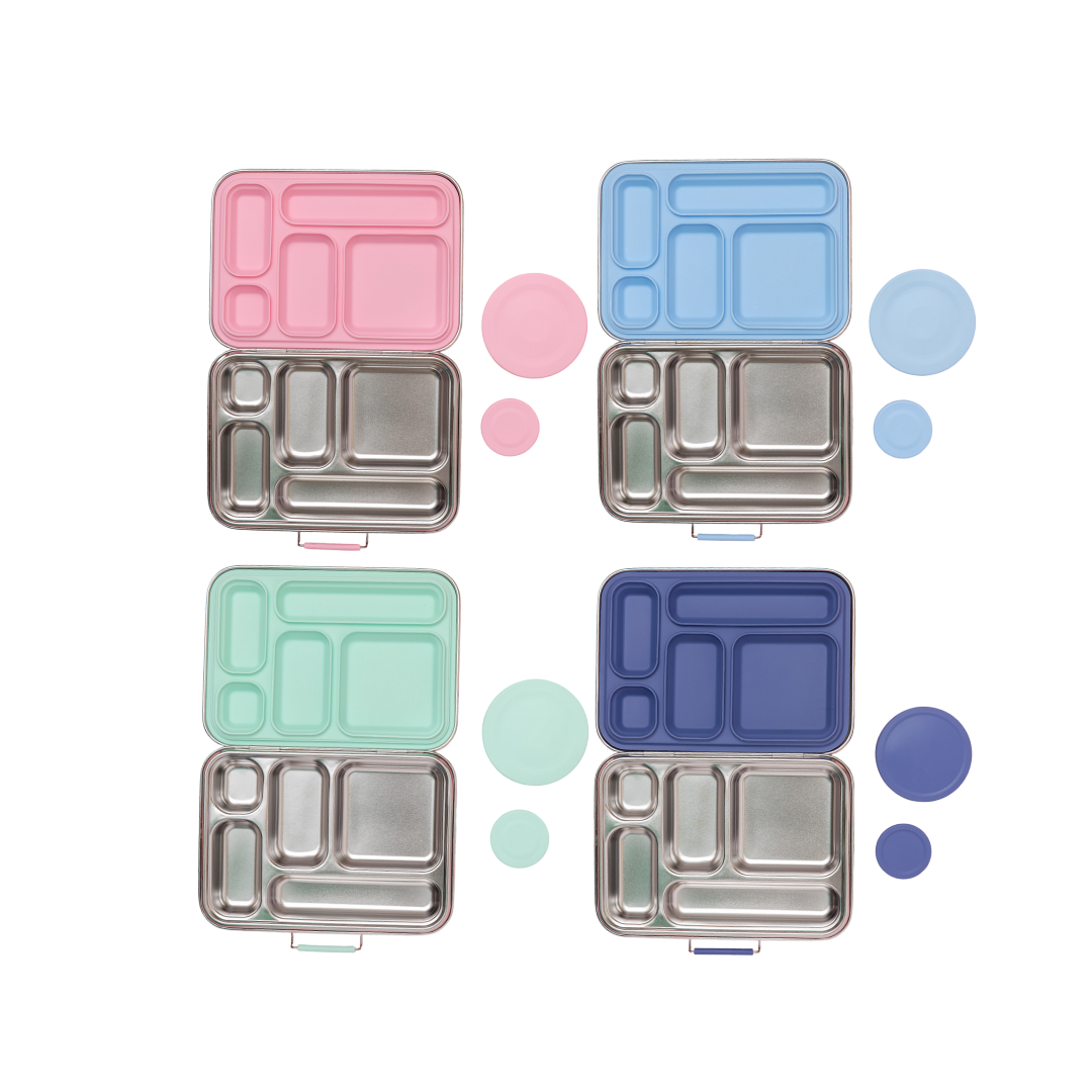 Nudie Rudie Stainless Steel Bento 5 Lunchbox - Assorted Colours