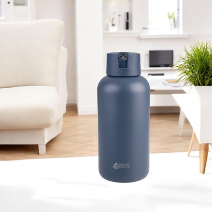 Oasis 1.5L Moda Ceramic Lined Insulated Drink Bottle - Assorted Colours