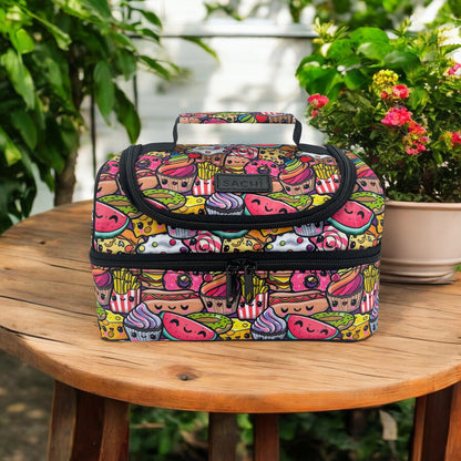 Sachi Insulated Double Decker Lunch Bag - Squishes