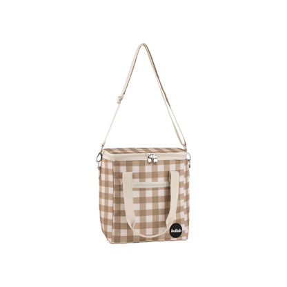 Kollab Mini Insulated Cooler Bag - Olive Check *PREORDER*