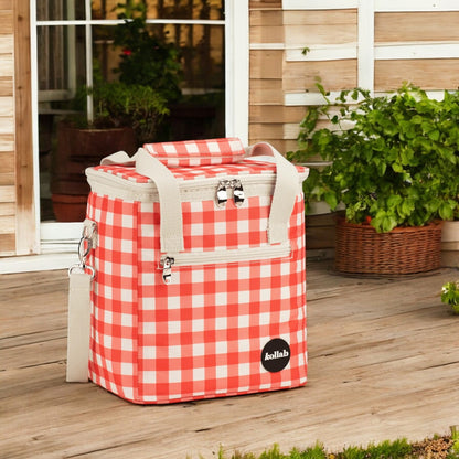 Kollab Mini Insulated Cooler Bag - Red Check *PREORDER*