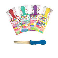 Load image into Gallery viewer, Kiddies Safety Food Kutter Knife - Choice of 8 Colours