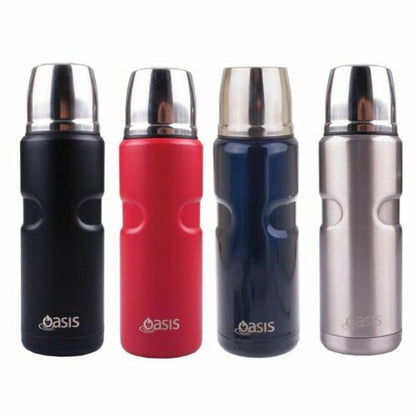 Oasis 500ml Stainless Steel Vacuum Flask - Assorted Colours